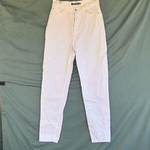 NWOT Mother Snacks High Waisted Twizzy Skimp Jeans Size 27